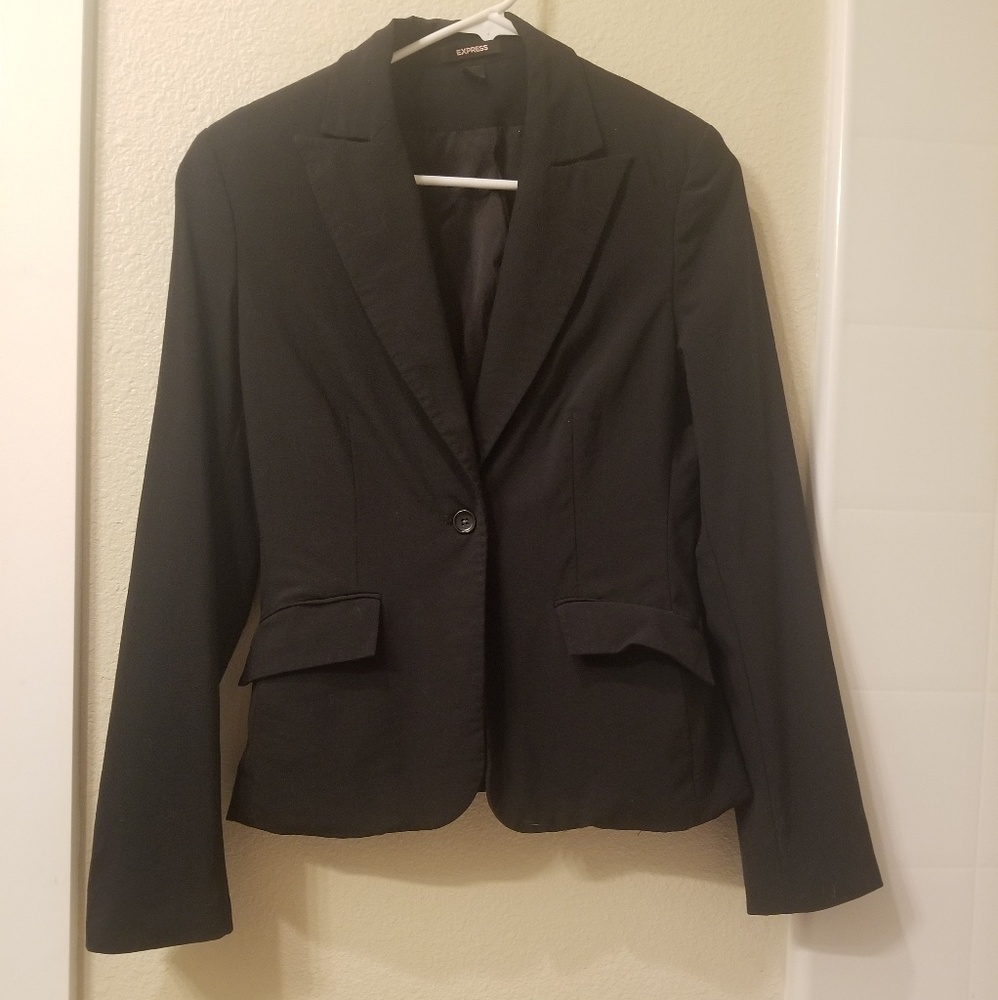 Express Black Stretch Blazer Size 6